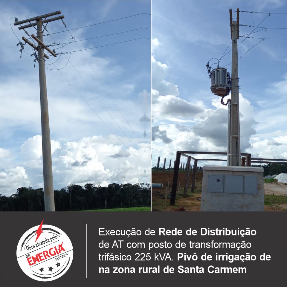 Obra atestada pela Dr. Energia Elétrica