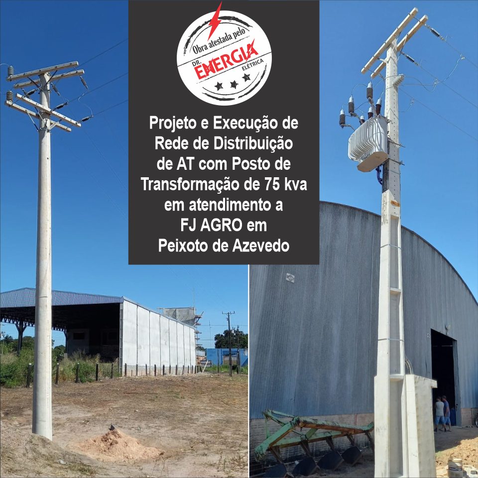 Obra atestada pela Dr. Energia Elétrica