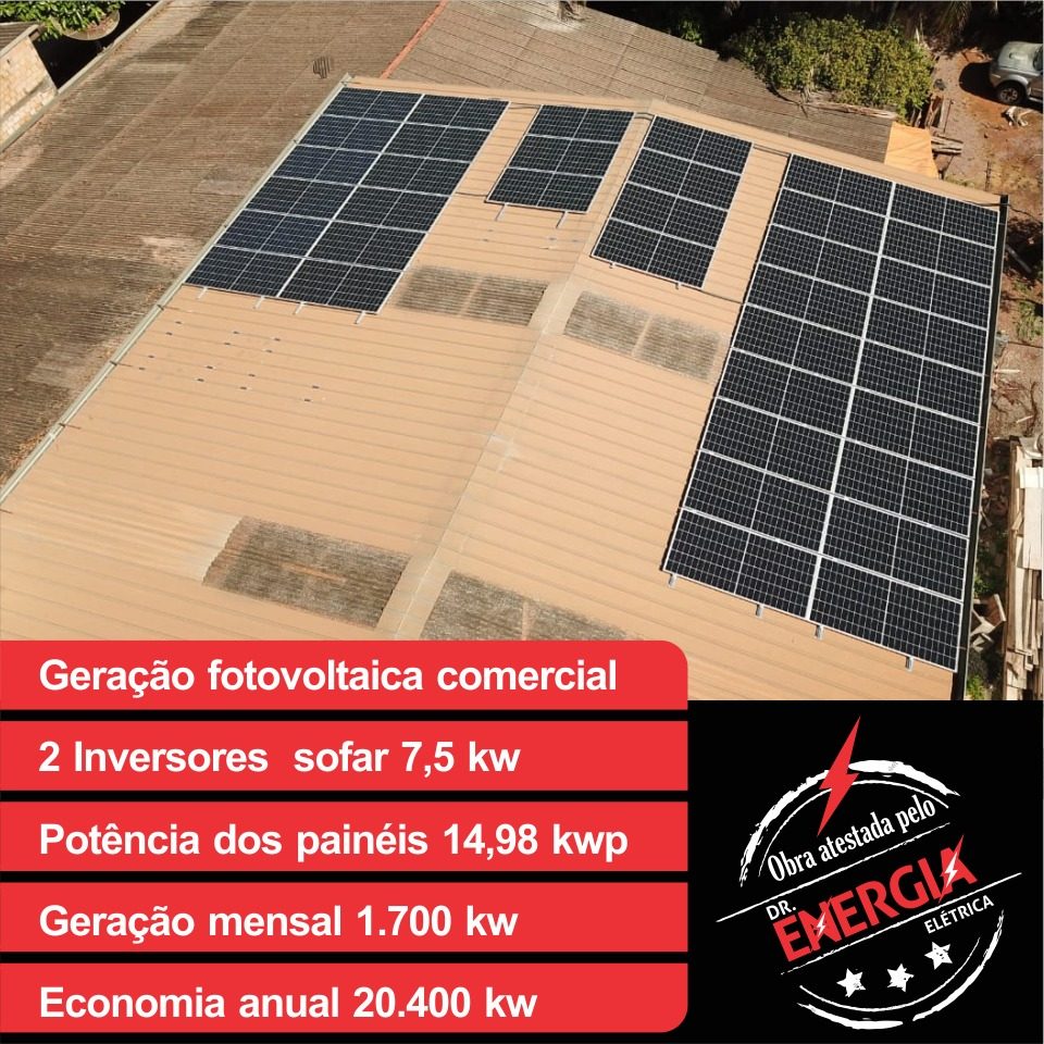 Obra atestada pela Dr. Energia Elétrica